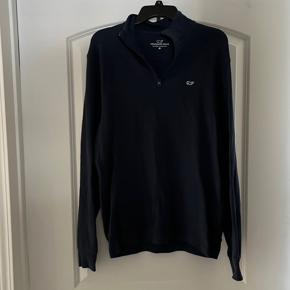 Navy Vineyard Vines 1/4 Zip Size Medium